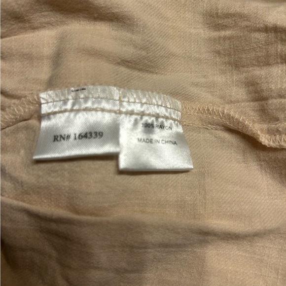 *NWT* Girl And The Sun Bask Frill Sleeveless Beige Mini Dress, Size Small - Picture 12 of 13